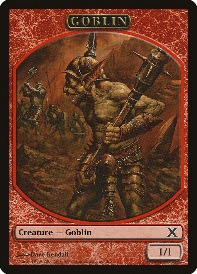 Goblin Token [Tenth Edition Tokens] | Red Riot Games CA