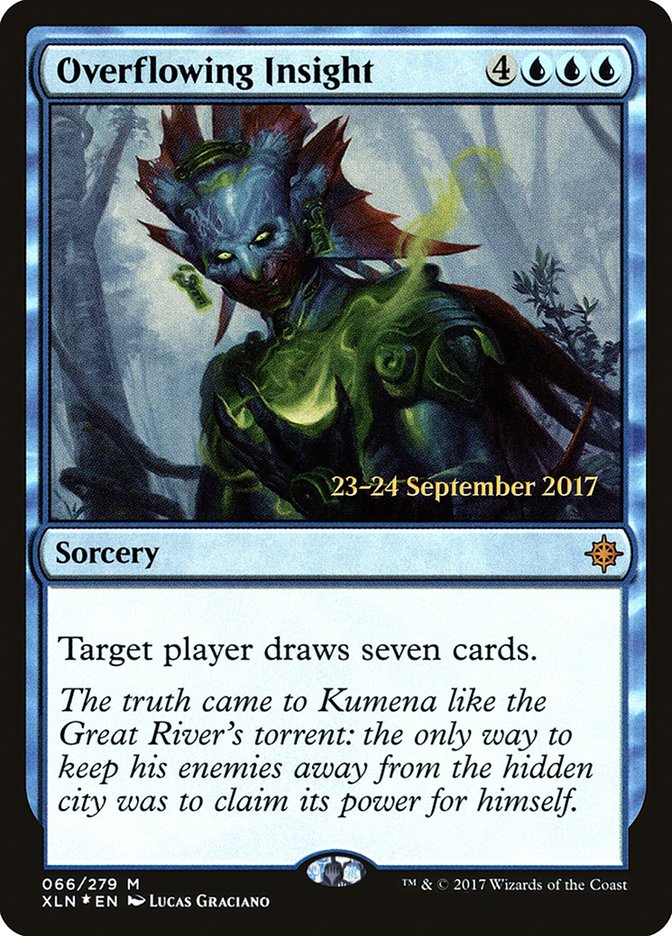 Overflowing Insight [Ixalan Prerelease Promos] | Red Riot Games CA