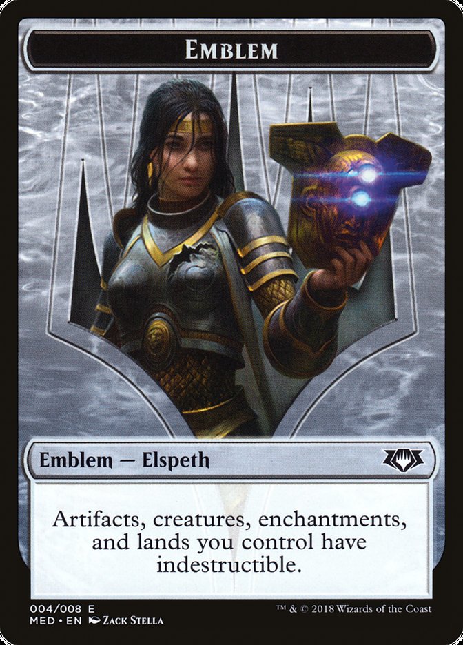 Elspeth, Knight-Errant Emblem [Mythic Edition Tokens] | Red Riot Games CA
