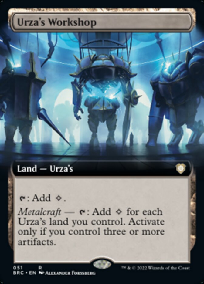 Urza's Workshop (Extended Art) [The Brothers' War Commander] | Red Riot Games CA