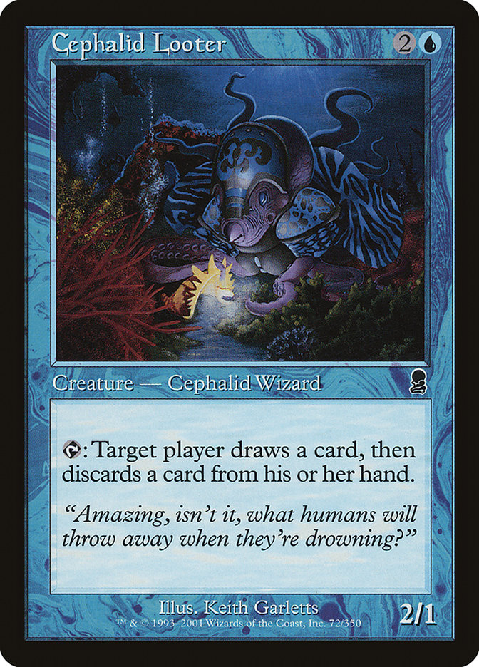 Cephalid Looter (Misprinted) [Odyssey] | Red Riot Games CA