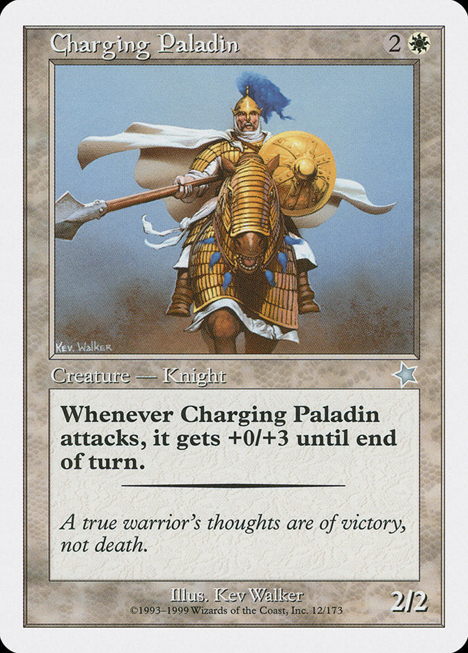 Charging Paladin [Starter 1999] | Red Riot Games CA
