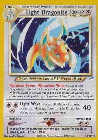 Light Dragonite (14/105) [Neo Destiny Unlimited] | Red Riot Games CA