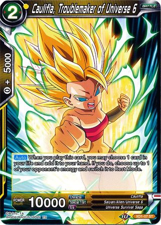 Caulifla, Troublemaker of Universe 6 (XD1-07) [Assault of the Saiyans] | Red Riot Games CA