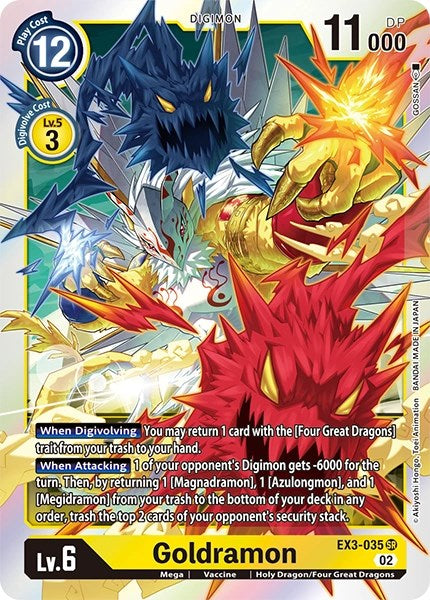 Goldramon [EX3-035] [Revision Pack Cards] | Red Riot Games CA
