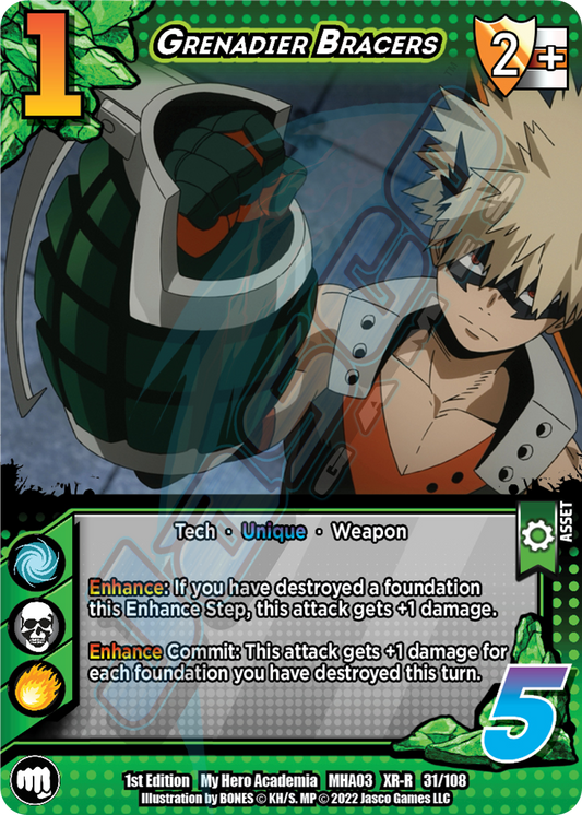 Grenadier Bracers (XR) [Heroes Clash]