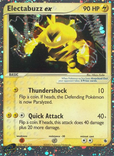 Electabuzz ex (97/109) [EX: Ruby & Sapphire] | Red Riot Games CA