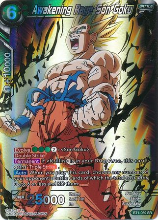 Awakening Rage Son Goku (BT1-059) [Galactic Battle] | Red Riot Games CA