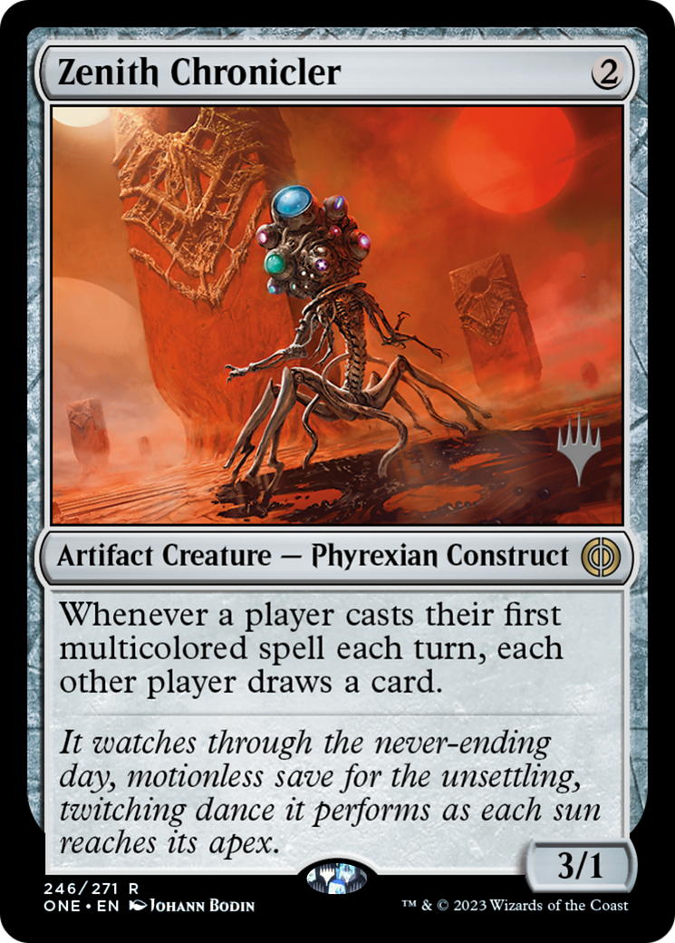 Zenith Chronicler (Promo Pack) [Phyrexia: All Will Be One Promos] | Red Riot Games CA