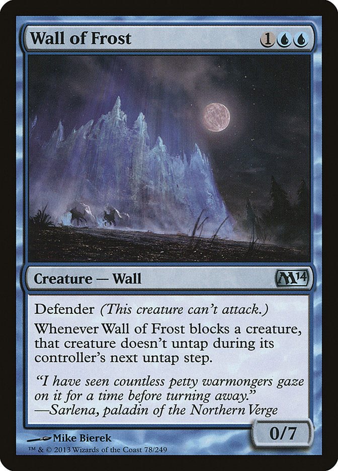 Wall of Frost [Magic 2014] | Red Riot Games CA