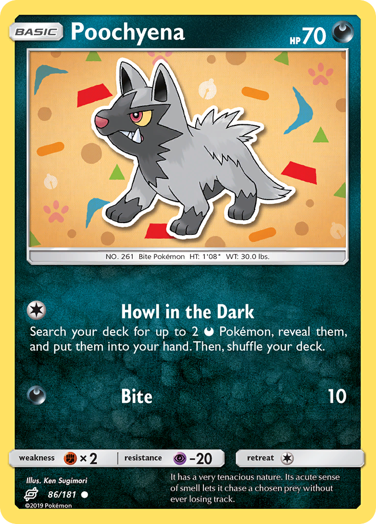 Poochyena (86/181) [Sun & Moon: Team Up] | Red Riot Games CA