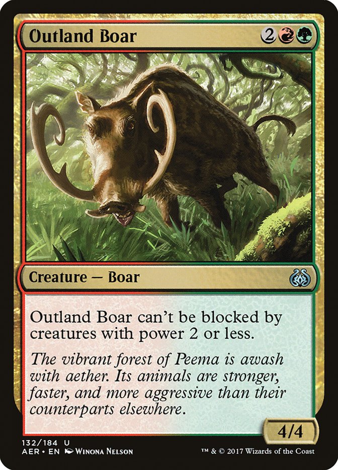Outland Boar [Aether Revolt] | Red Riot Games CA