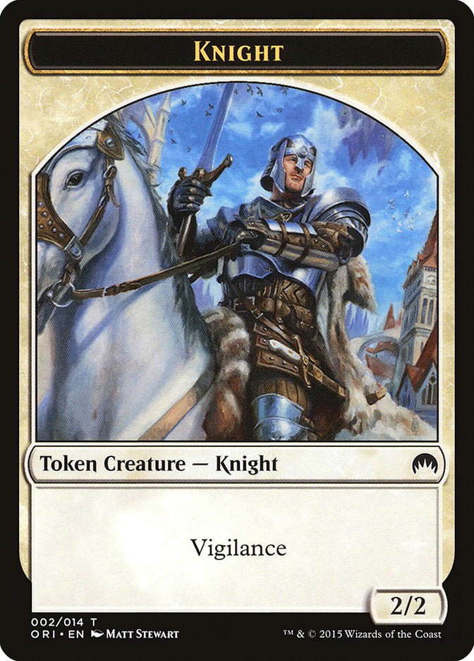 Knight Token [Magic Origins Tokens] | Red Riot Games CA
