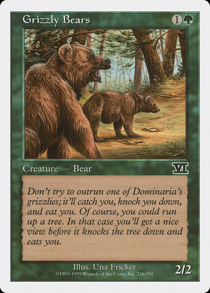 Grizzly Bears [Classic Sixth Edition] | Red Riot Games CA