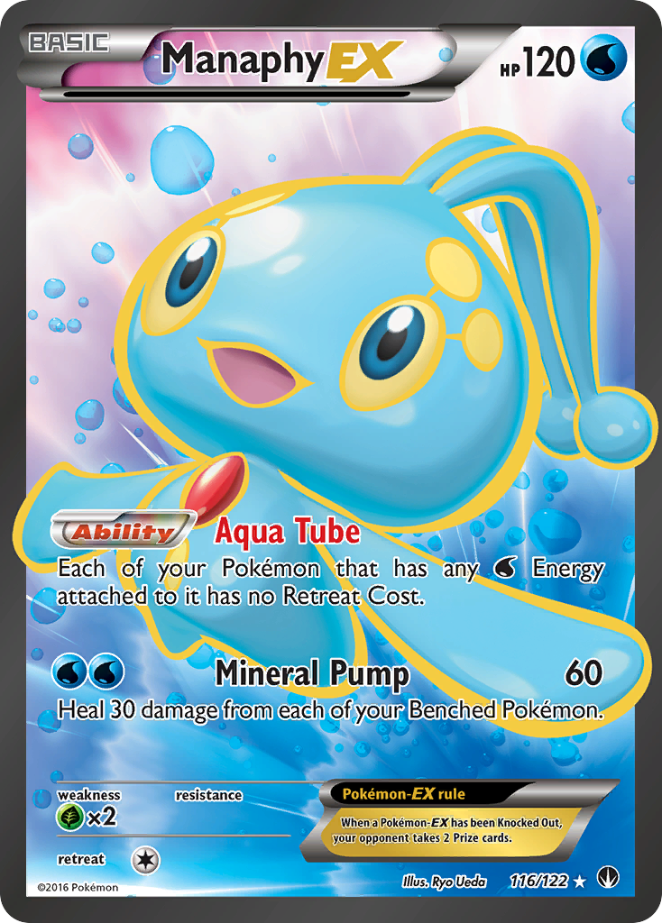 Manaphy EX (116/122) [XY: BREAKpoint] | Red Riot Games CA