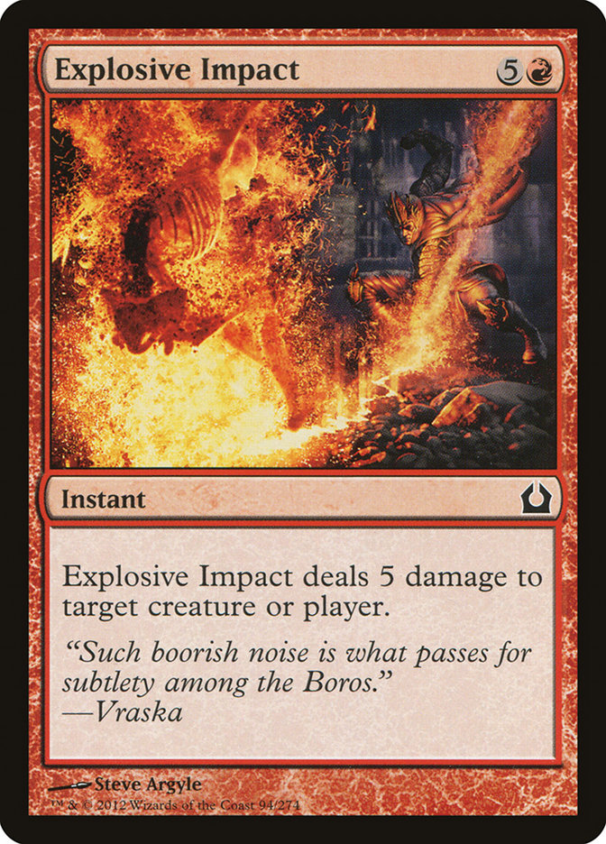 Explosive Impact [Return to Ravnica] | Red Riot Games CA