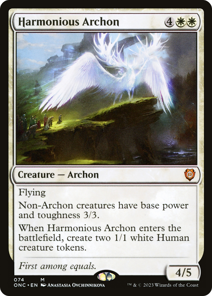 Harmonious Archon [Phyrexia: All Will Be One Commander] | Red Riot Games CA