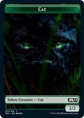 Cat (011) // Dog Double-Sided Token [Core Set 2021 Tokens] | Red Riot Games CA