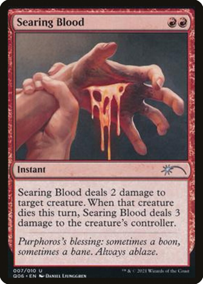Searing Blood [Pioneer Challenger Decks 2021] | Red Riot Games CA