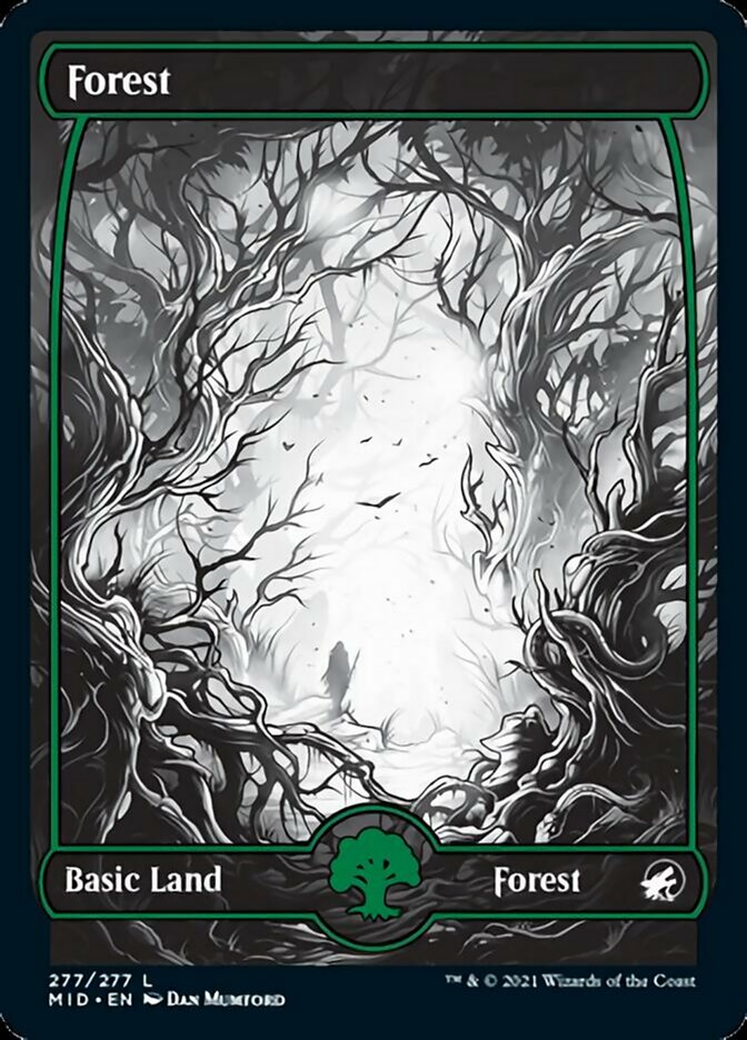 Forest (277) [Innistrad: Midnight Hunt] | Red Riot Games CA