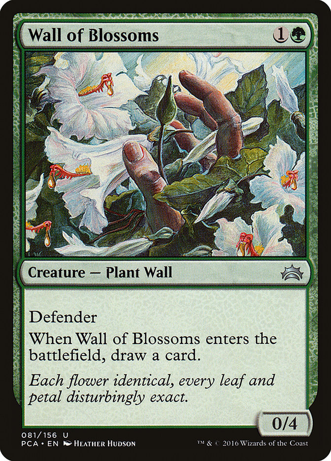Wall of Blossoms [Planechase Anthology] | Red Riot Games CA