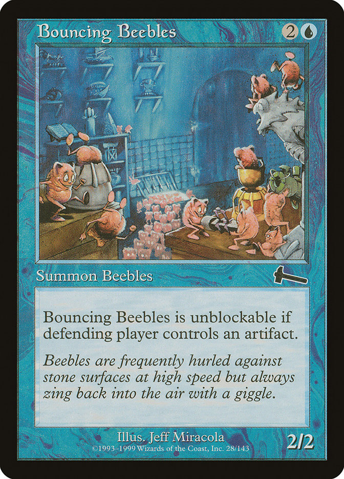 Bouncing Beebles [Urza's Legacy] | Red Riot Games CA