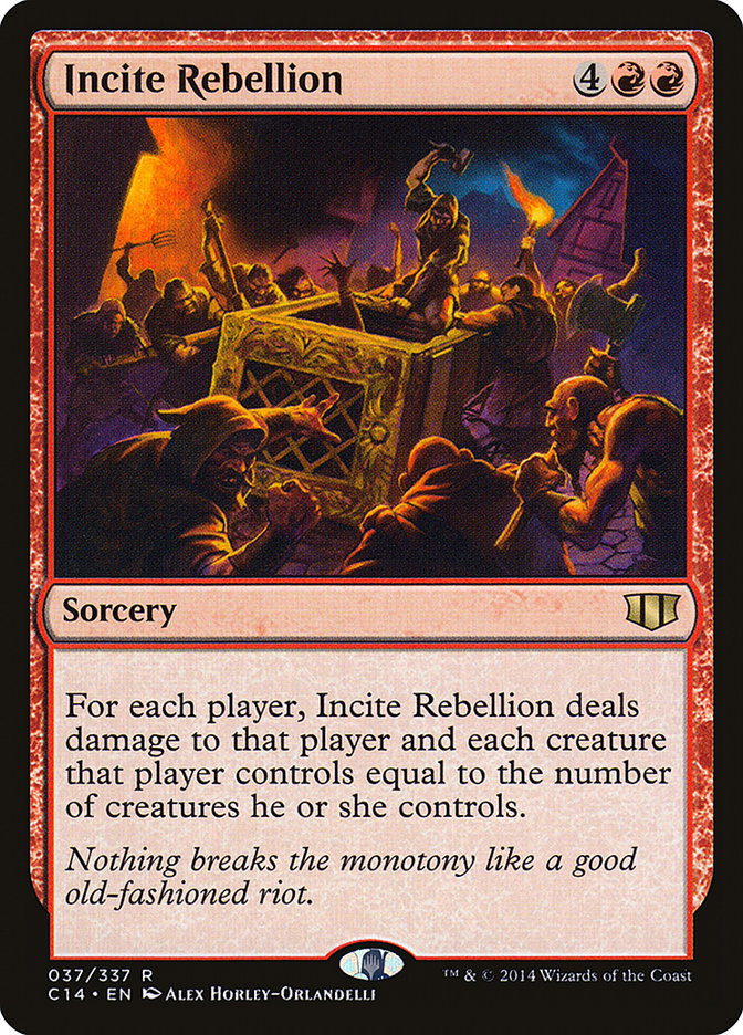 Incite Rebellion [Commander 2014] | Red Riot Games CA