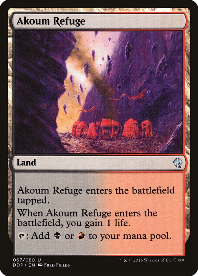 Akoum Refuge [Duel Decks: Zendikar vs. Eldrazi] | Red Riot Games CA
