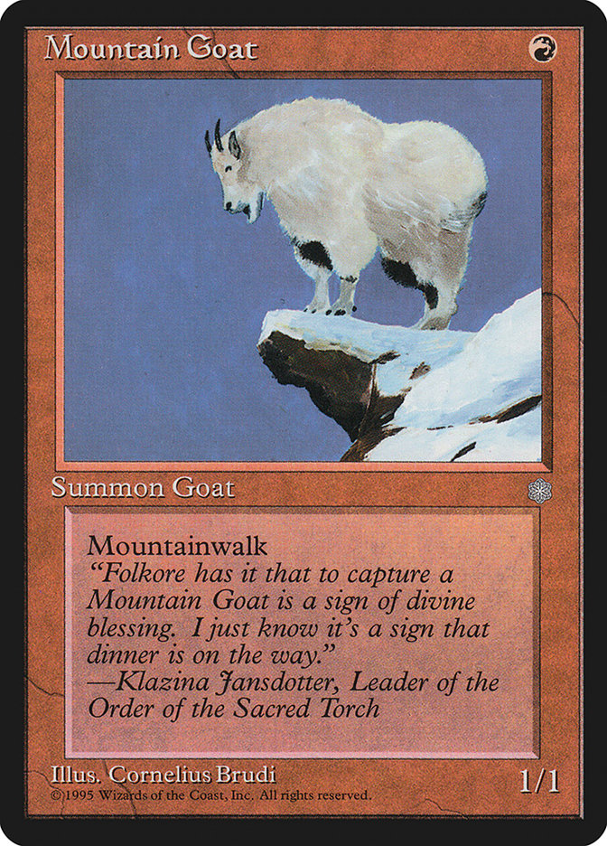 Mountain Goat [Ice Age] | Red Riot Games CA