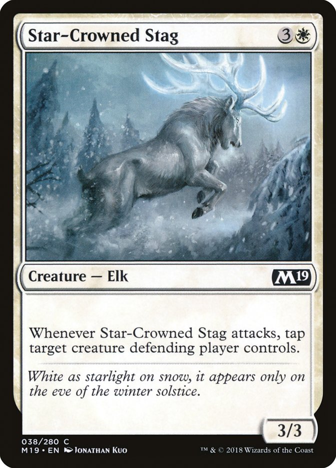 Star-Crowned Stag [Core Set 2019] | Red Riot Games CA