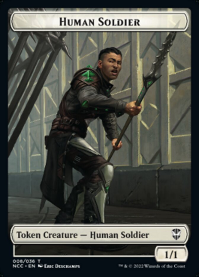 Eldrazi // Human Soldier Double-Sided Token [Streets of New Capenna Commander Tokens] | Red Riot Games CA