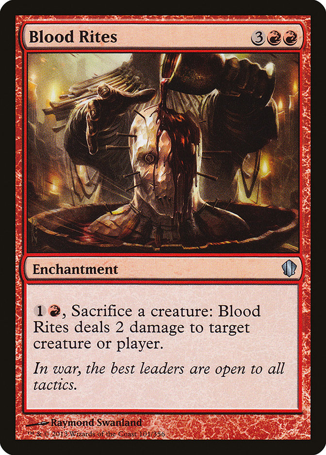 Blood Rites [Commander 2013] | Red Riot Games CA