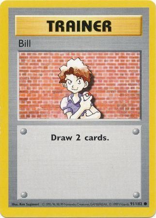 Bill (91/102) [Base Set Shadowless Unlimited] | Red Riot Games CA