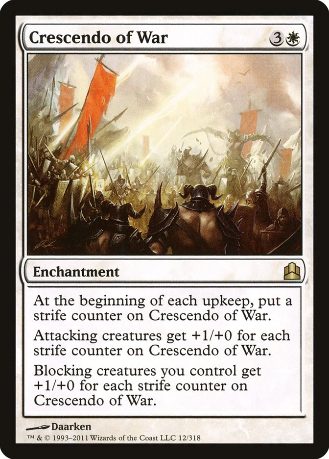 Crescendo of War [Commander 2011] | Red Riot Games CA