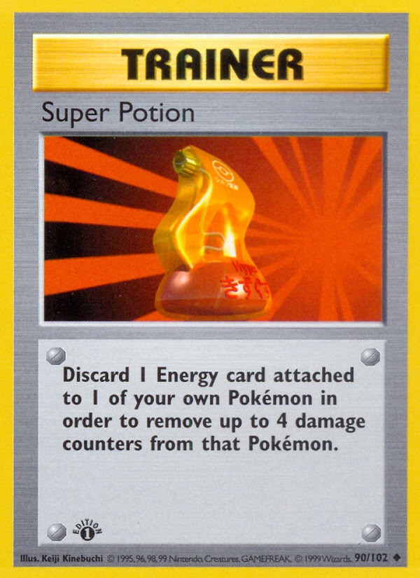 Super Potion (90/102) (Shadowless) [Base Set 1st Edition] | Red Riot Games CA