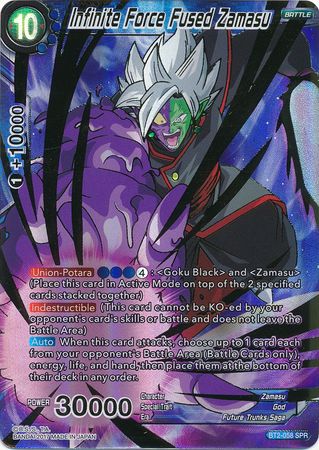 Infinite Force Fused Zamasu (SPR) (BT2-058) [Union Force] | Red Riot Games CA