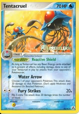 Tentacruel (45/92) (Prerelease Promo) [Nintendo: Black Star Promos] | Red Riot Games CA