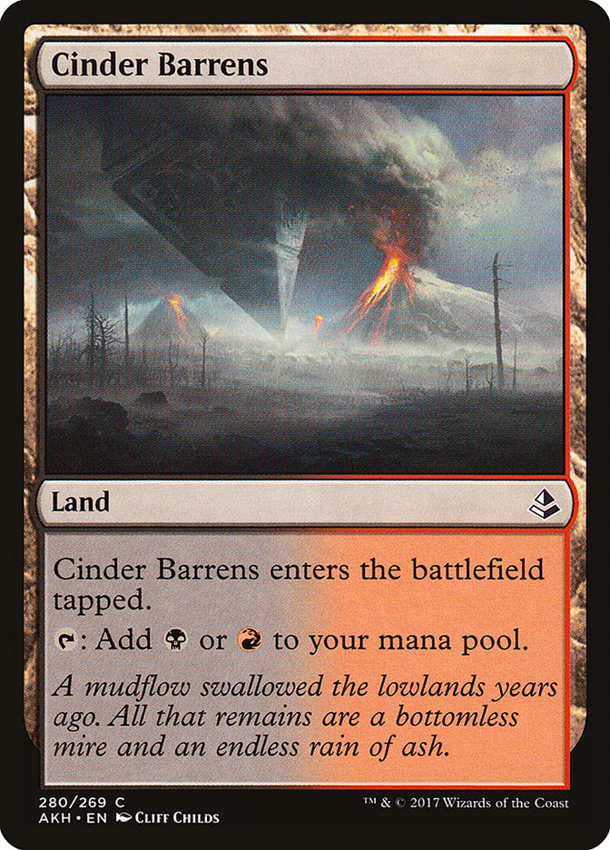 Cinder Barrens [Amonkhet] | Red Riot Games CA