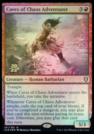 Caves of Chaos Adventurer [Commander Legends: Battle for Baldur's Gate Prerelease Promos] | Red Riot Games CA
