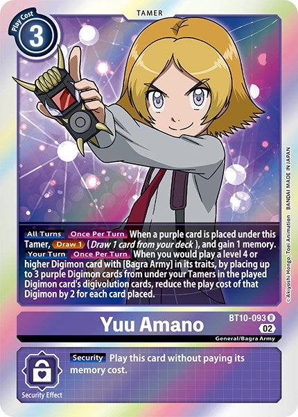 Yuu Amano [BT10-093] [Revision Pack Cards] | Red Riot Games CA