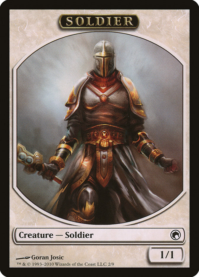 Soldier Token [Scars of Mirrodin Tokens] | Red Riot Games CA