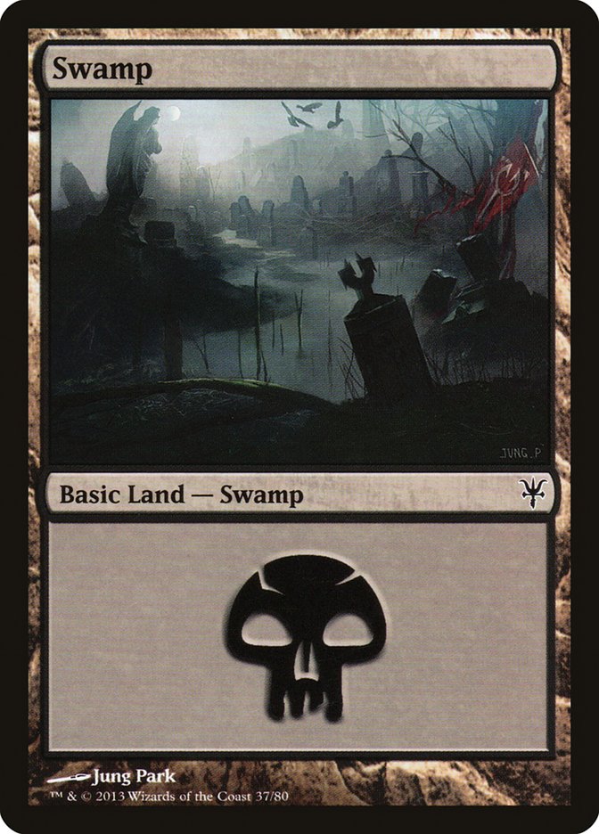 Swamp (37) [Duel Decks: Sorin vs. Tibalt] | Red Riot Games CA