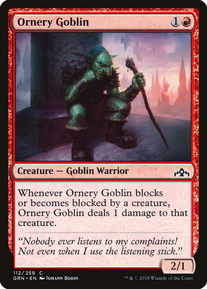 Ornery Goblin [Guilds of Ravnica] | Red Riot Games CA