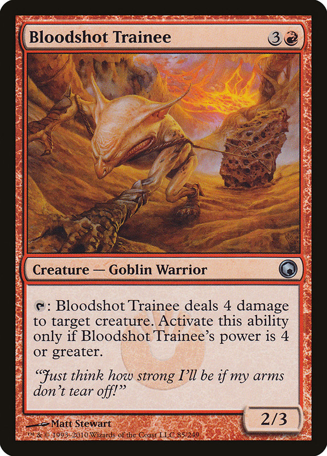 Bloodshot Trainee [Scars of Mirrodin] | Red Riot Games CA