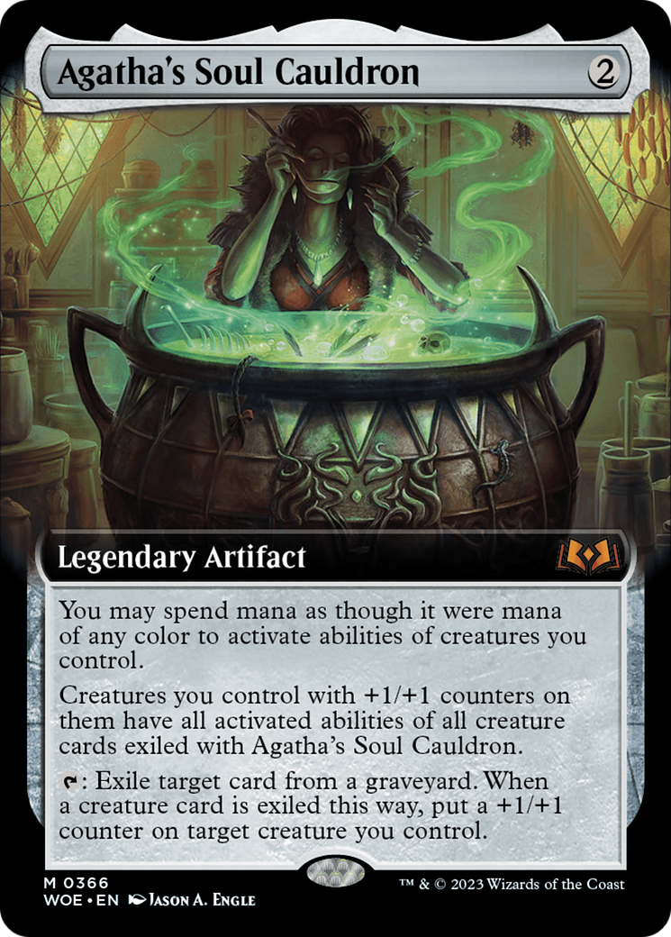 Agatha's Soul Cauldron (Extended Art) [Wilds of Eldraine] | Red Riot Games CA