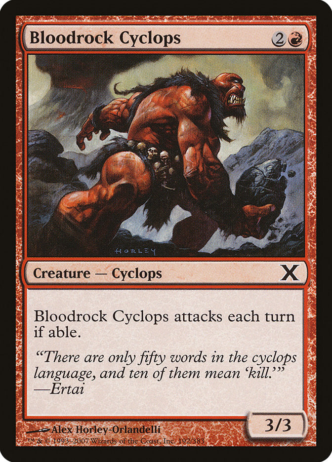 Bloodrock Cyclops [Tenth Edition] | Red Riot Games CA