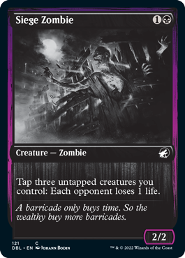 Siege Zombie [Innistrad: Double Feature] | Red Riot Games CA