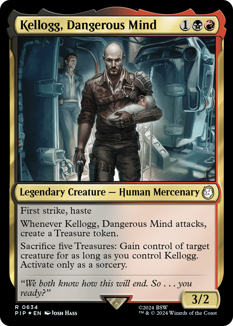 Kellogg, Dangerous Mind (Surge Foil) [Fallout] | Red Riot Games CA
