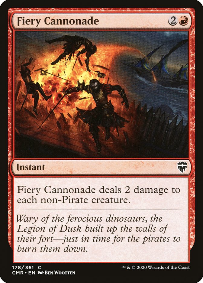 Fiery Cannonade [Commander Legends] | Red Riot Games CA