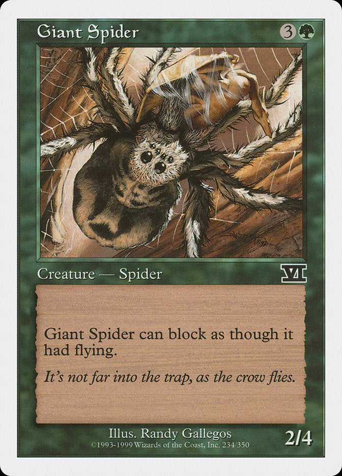 Giant Spider [Classic Sixth Edition] | Red Riot Games CA